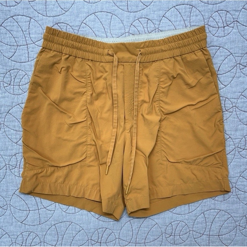 Lululemon Bowline Short 5" Stretch Ripstop Orange / Men's Medium